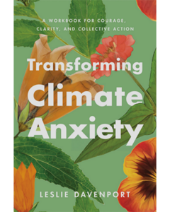 Transforming Climate Anxiety: A Workbook for Courage, Clarity, and Collective Action by Leslie Davenport.
